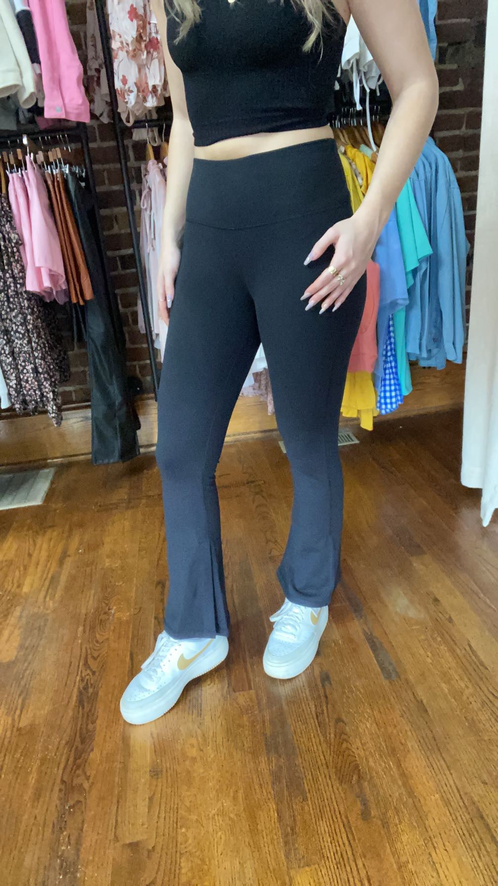 Relaxed Sunday Split Flare Leggings