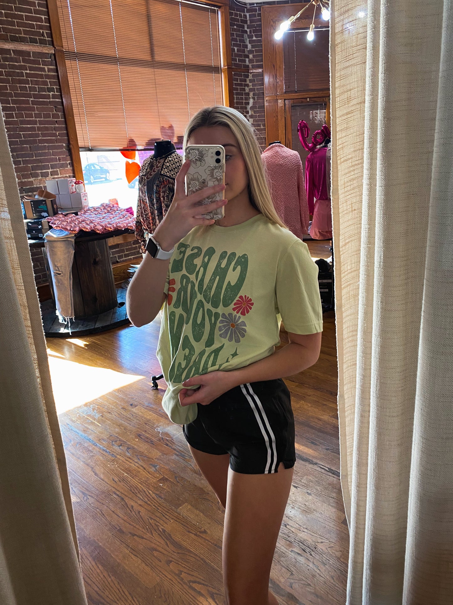 She’s a track star shorts