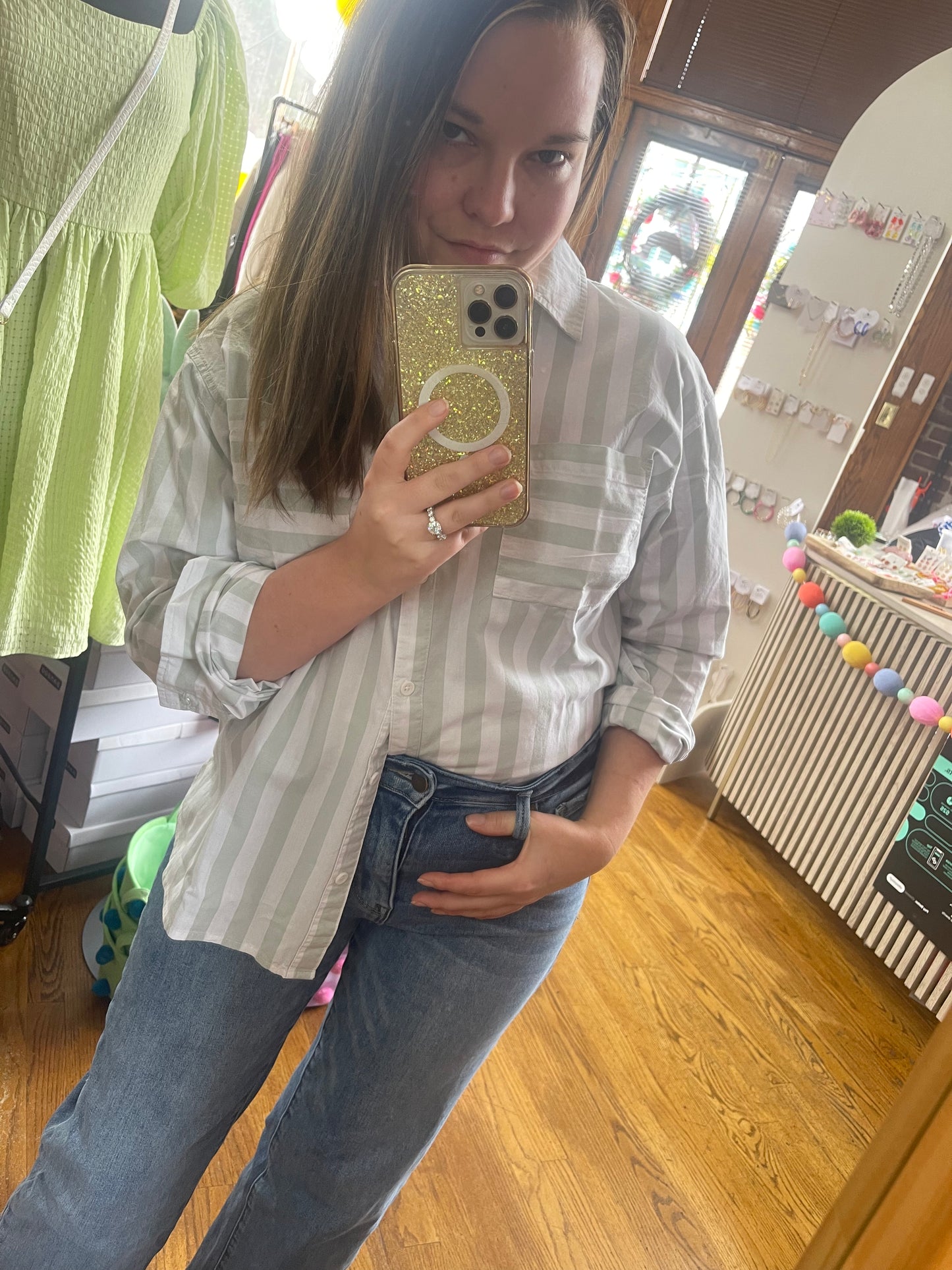 The Hamptons Button Up Top