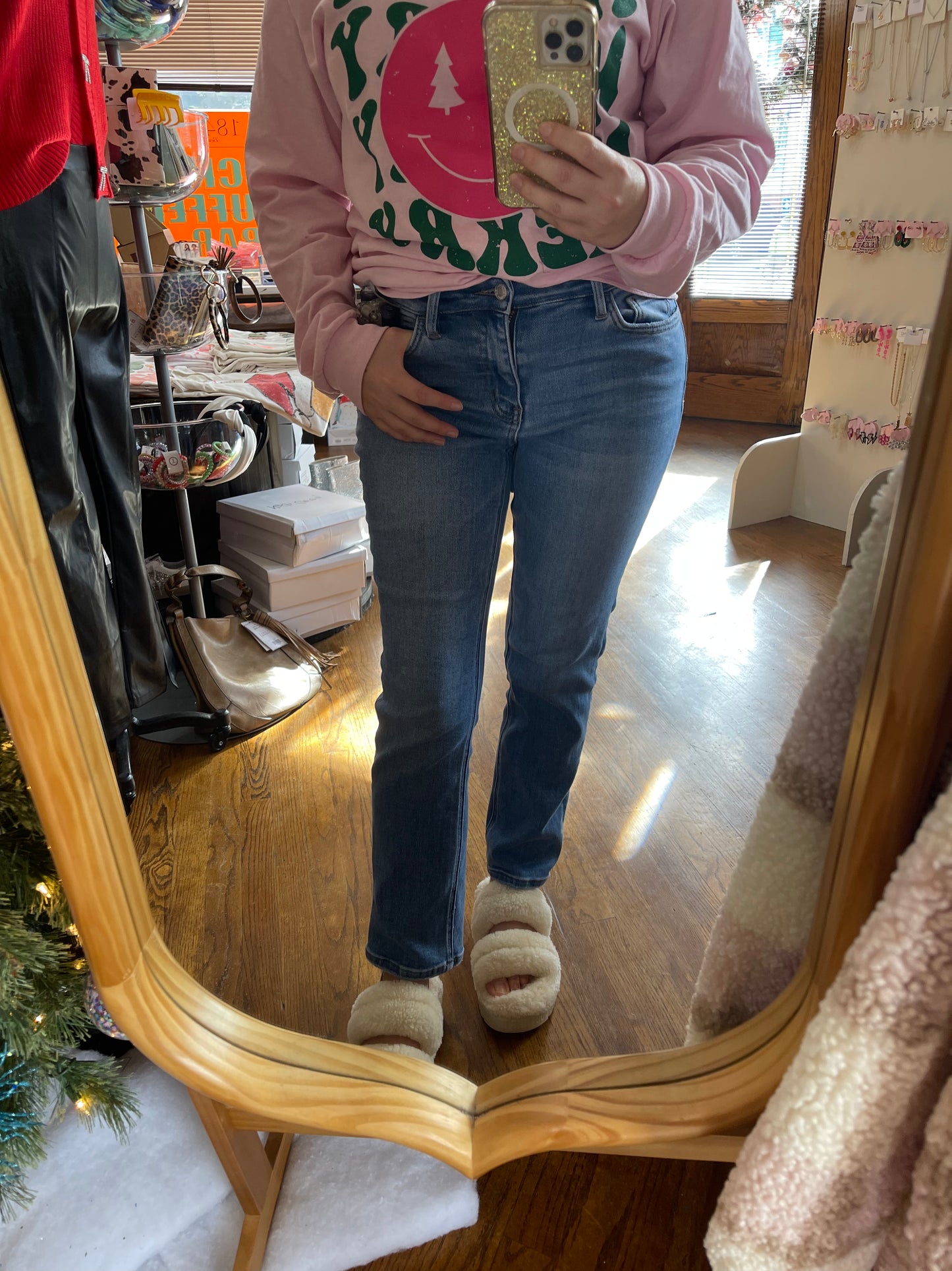 Downtown Evenings Slim Straight Denim