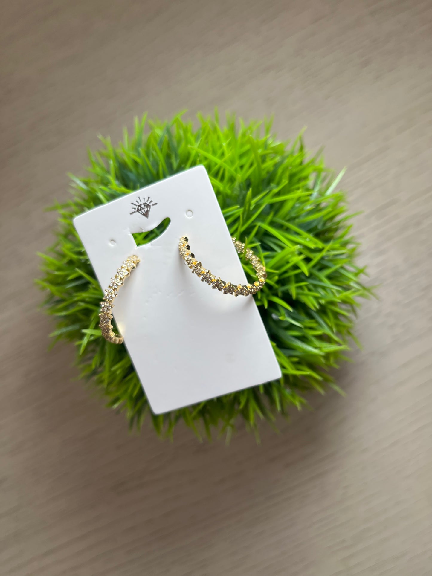 Nighttime Shimmer Hoops
