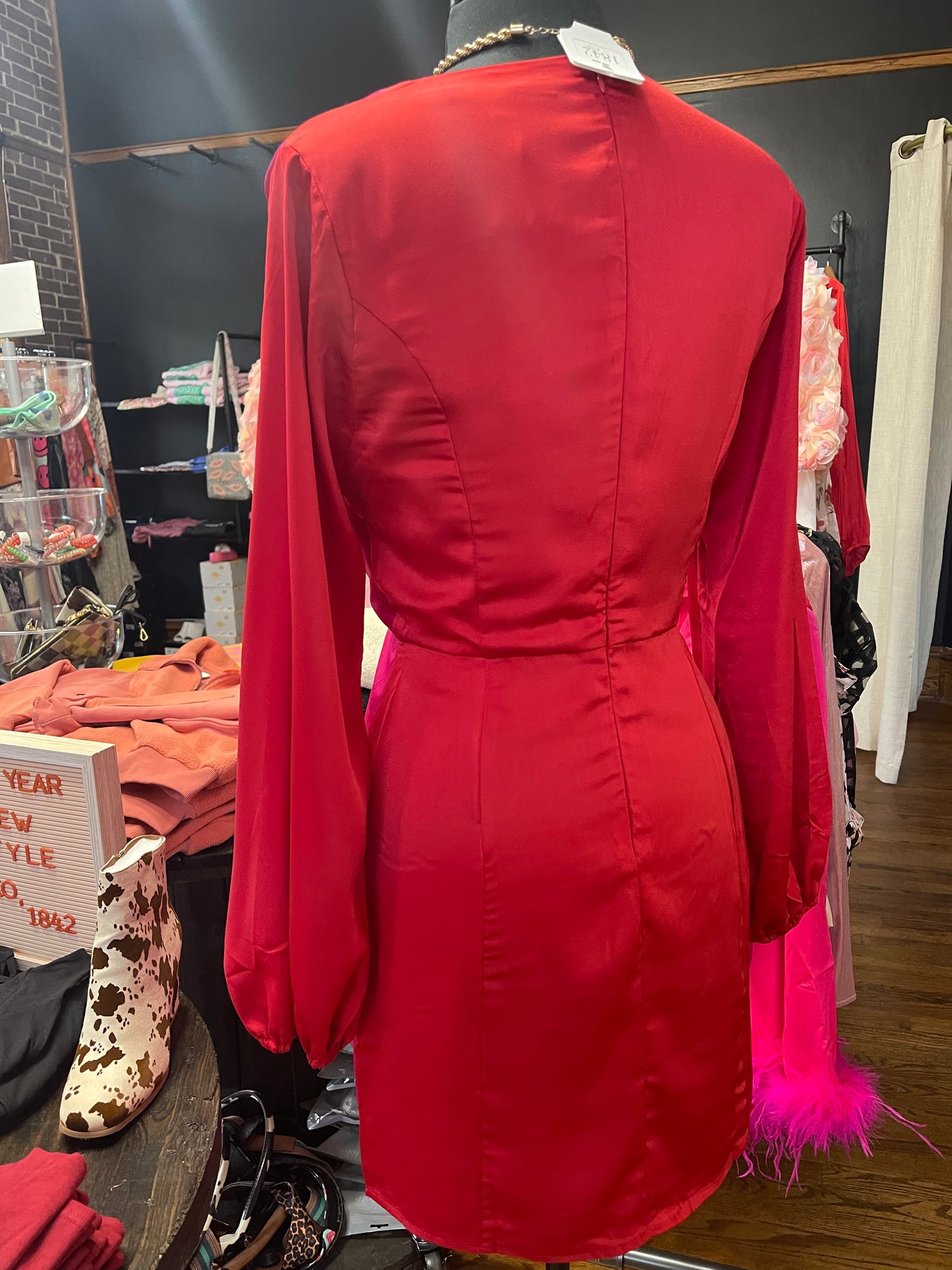 The Lover Satin Dress