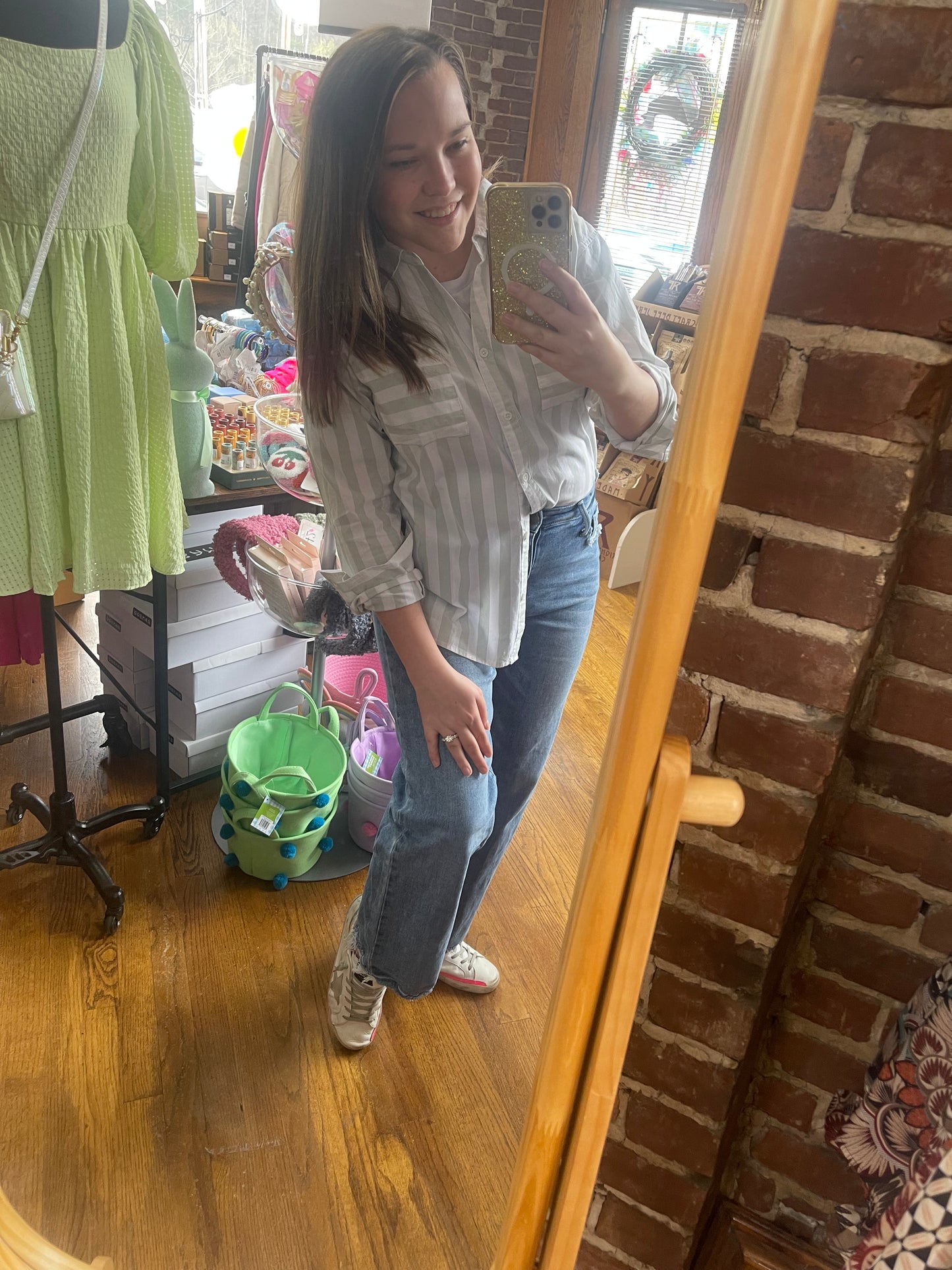 The Hamptons Button Up Top