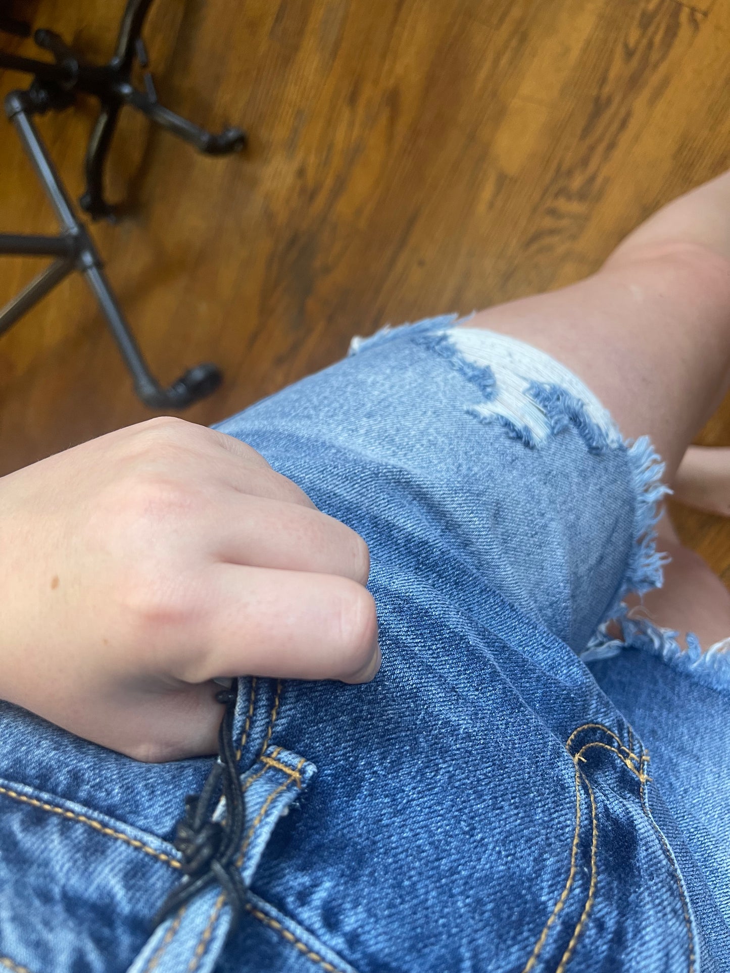 Follow the Sun Denim Shorts