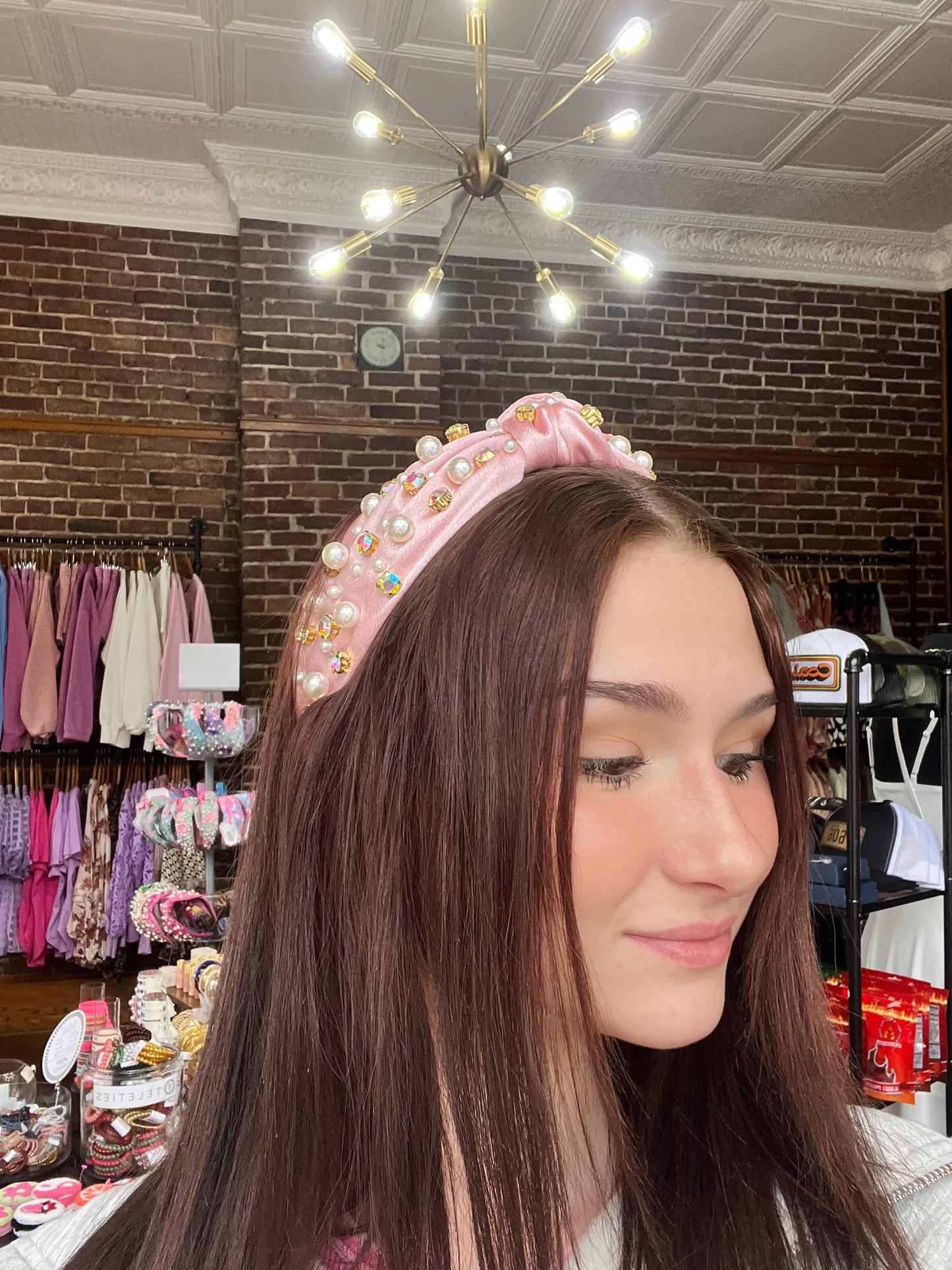 Colorful Satin Embellished Headband