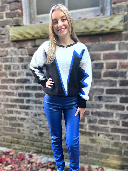 The Wildcats Faux Leather Leggings