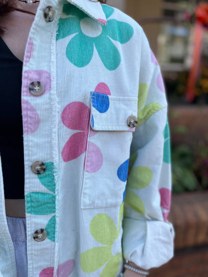 Flower Power Cord Jacket