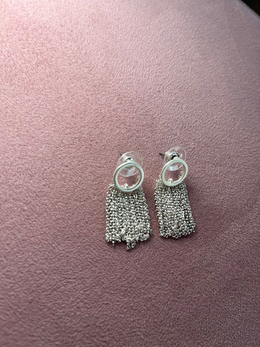 Dripping Chains Stud Earrings