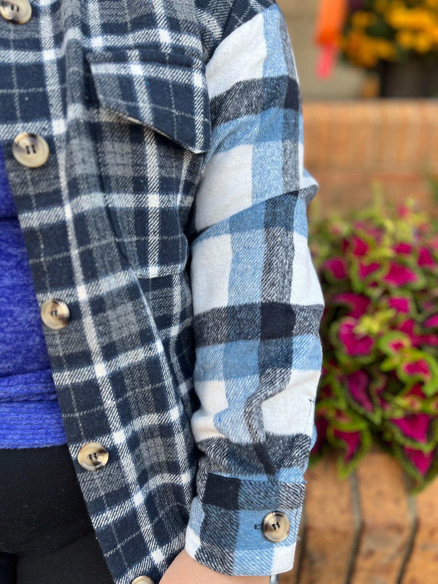 Nocturnal Navy Plaid Flannel