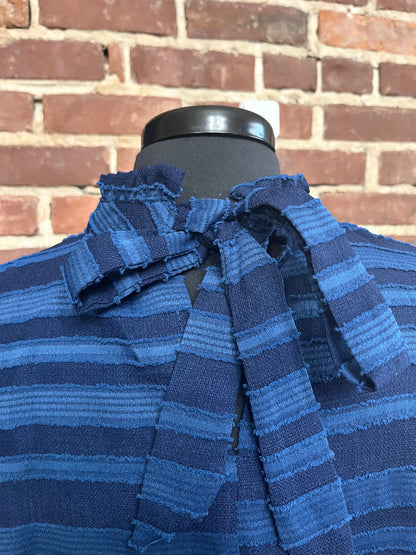 Falling for You Navy Stripe Top