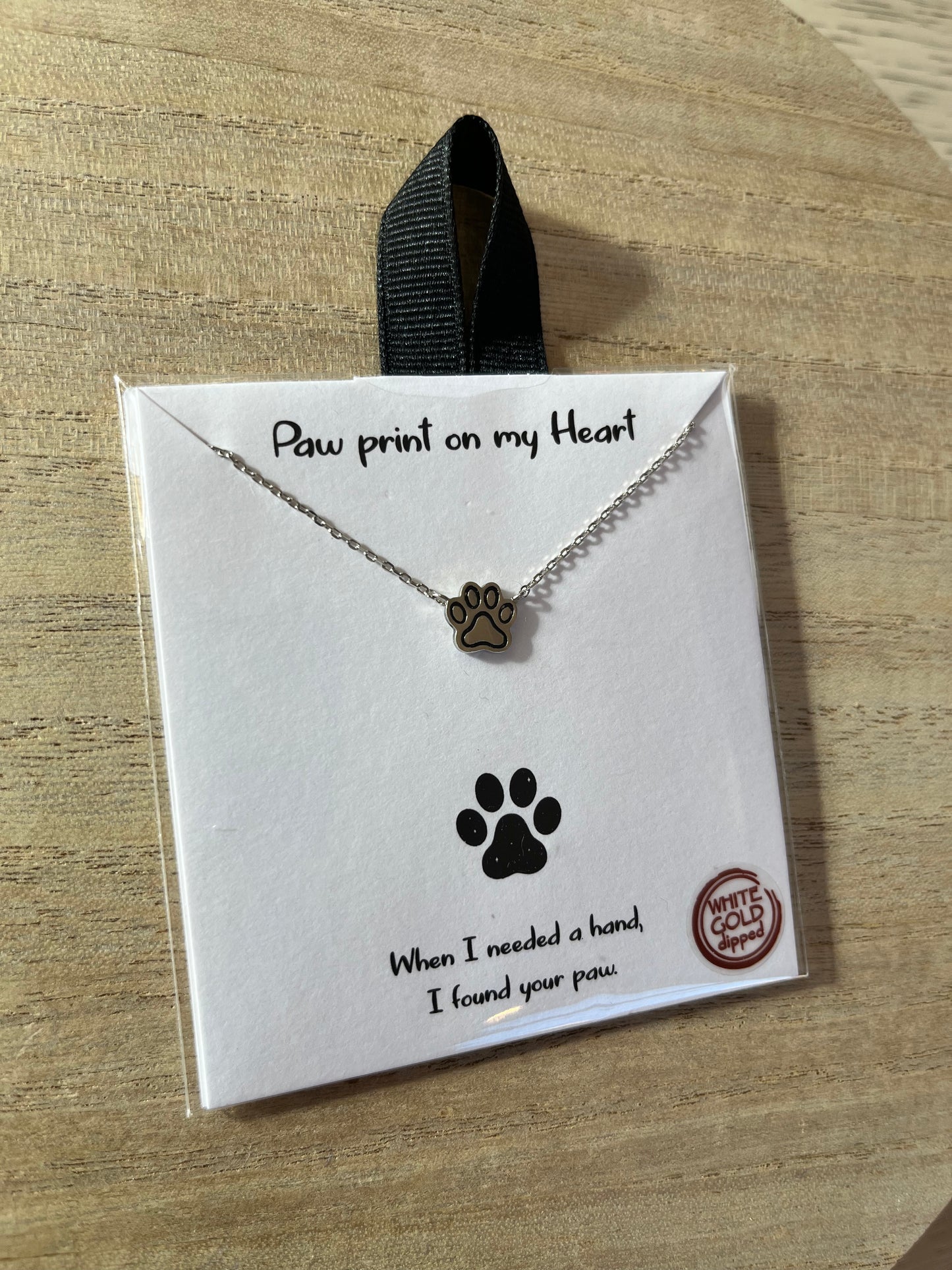 Paw Print Necklace