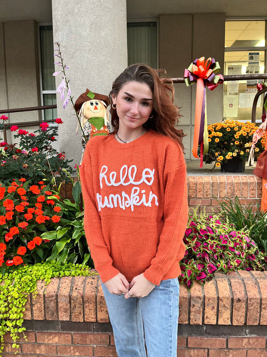 Hello Pumpkin Sweater