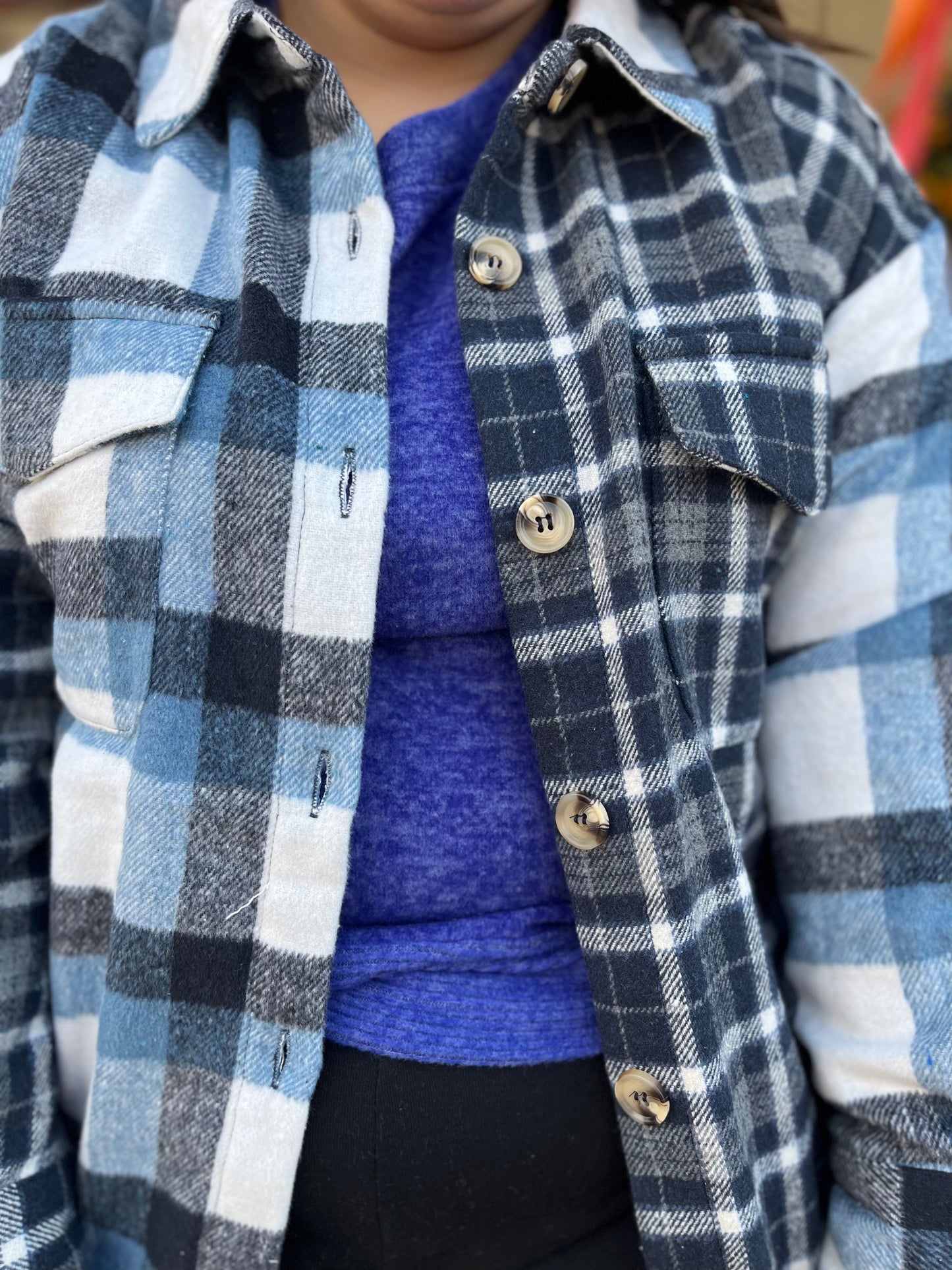 Nocturnal Navy Plaid Flannel
