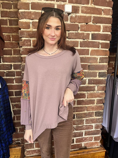 The Colors of Fall Embroidered Top
