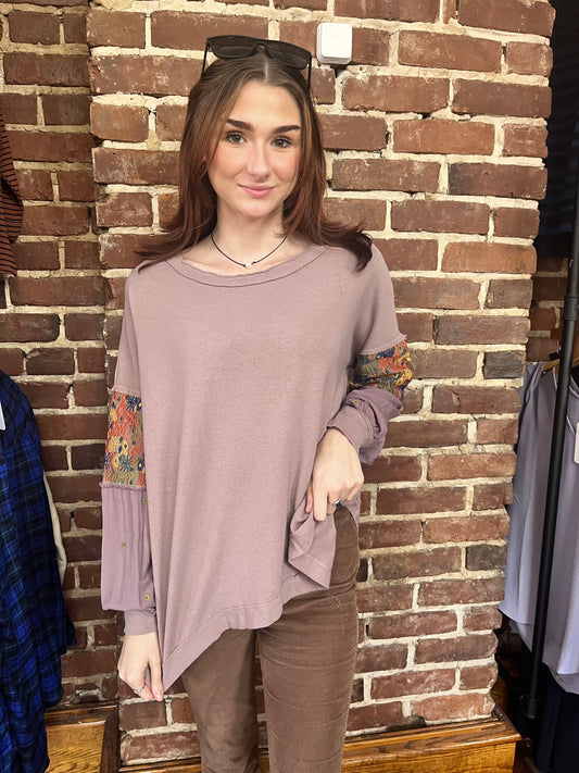 The Colors of Fall Embroidered Top