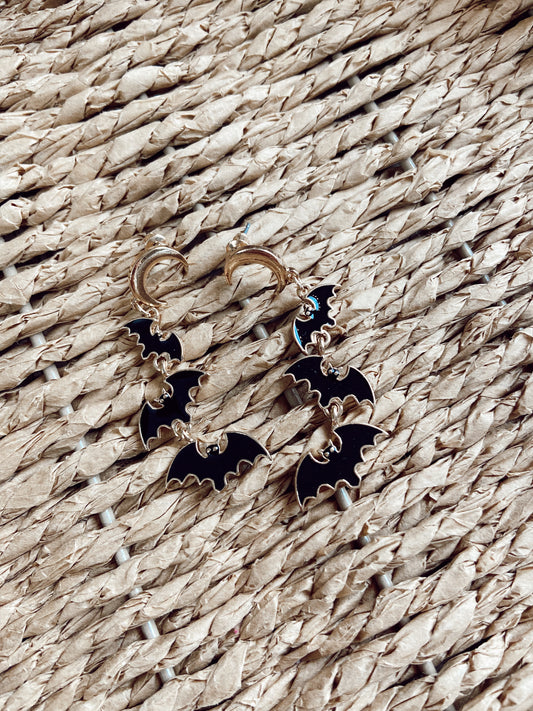 Bats In The Night Sky Earrings