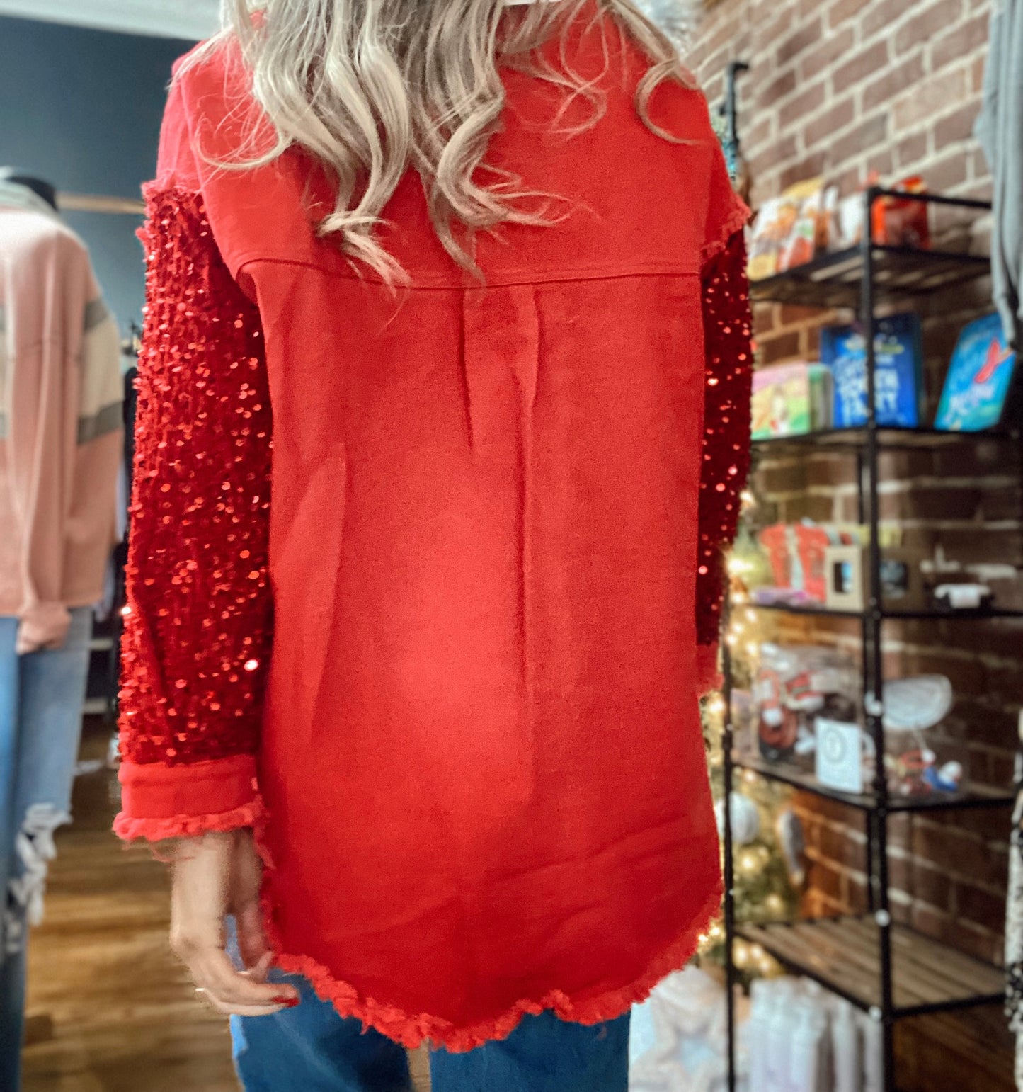 Santa's Helper Sequin Jacket