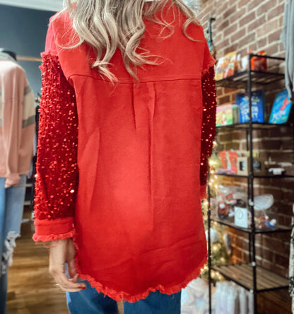 Santa's Helper Sequin Jacket