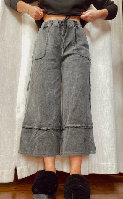 So Faded Wide Leg Sweats
