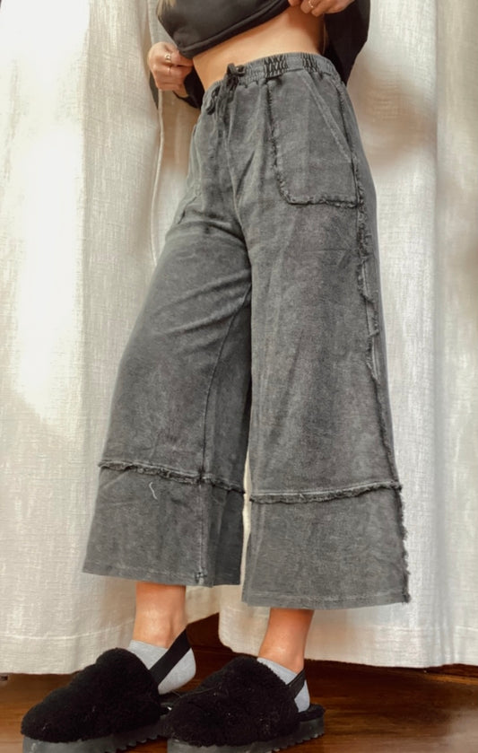 So Faded Wide Leg Sweats
