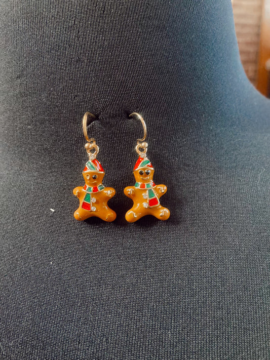 Gingerbread Earrings