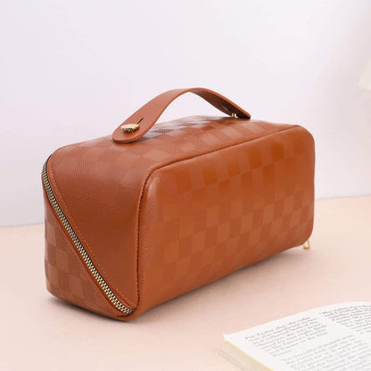 The Checkmate Makeup Bag