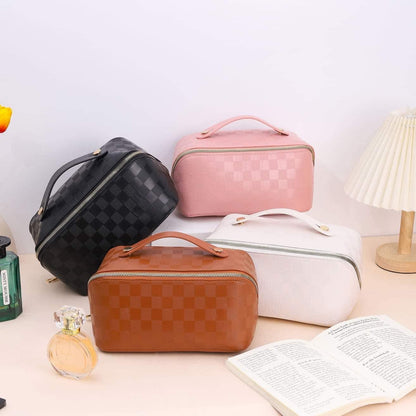 The Checkmate Makeup Bag
