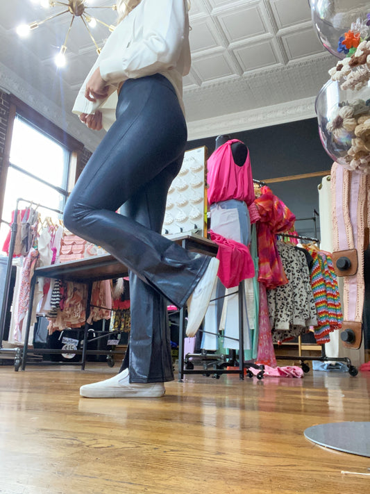 The Shimmer Flare Leggings