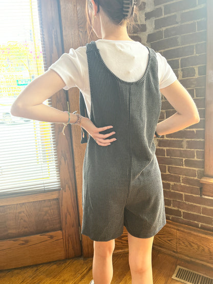 Rock On Ribbed Romper Jumpsuit