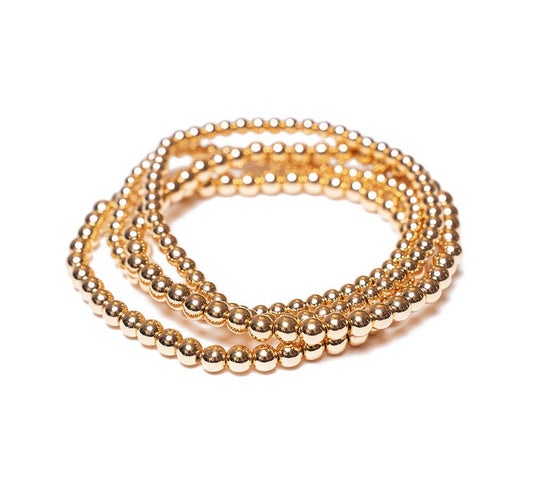 DAILY CANDY GOLD Beaded Bracelets