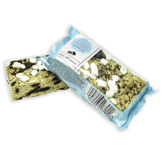 Cookies and Cream Rice Krispie Treat bars