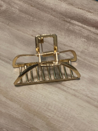 Barcelona Gold  Metal Claw Clip