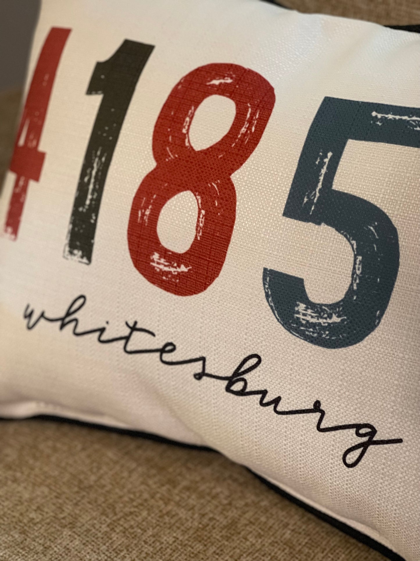 41858 Zip Code Pillow