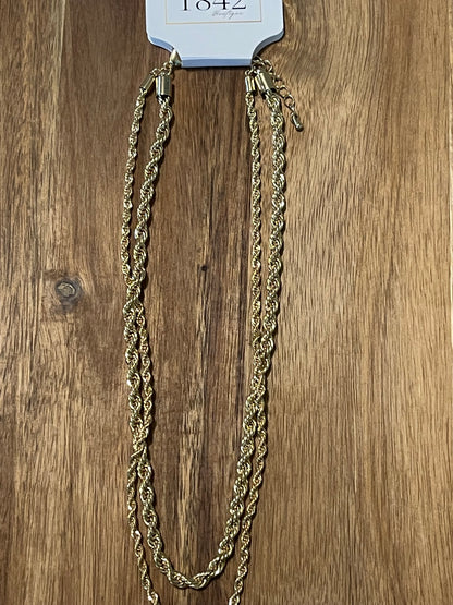 Two is trouble necklace