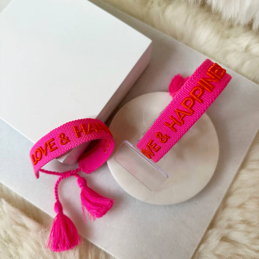 Love & Happiness Statement Armband