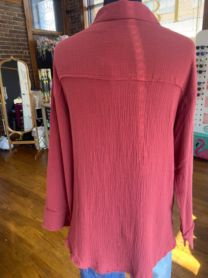 The Frayed Lines Top
