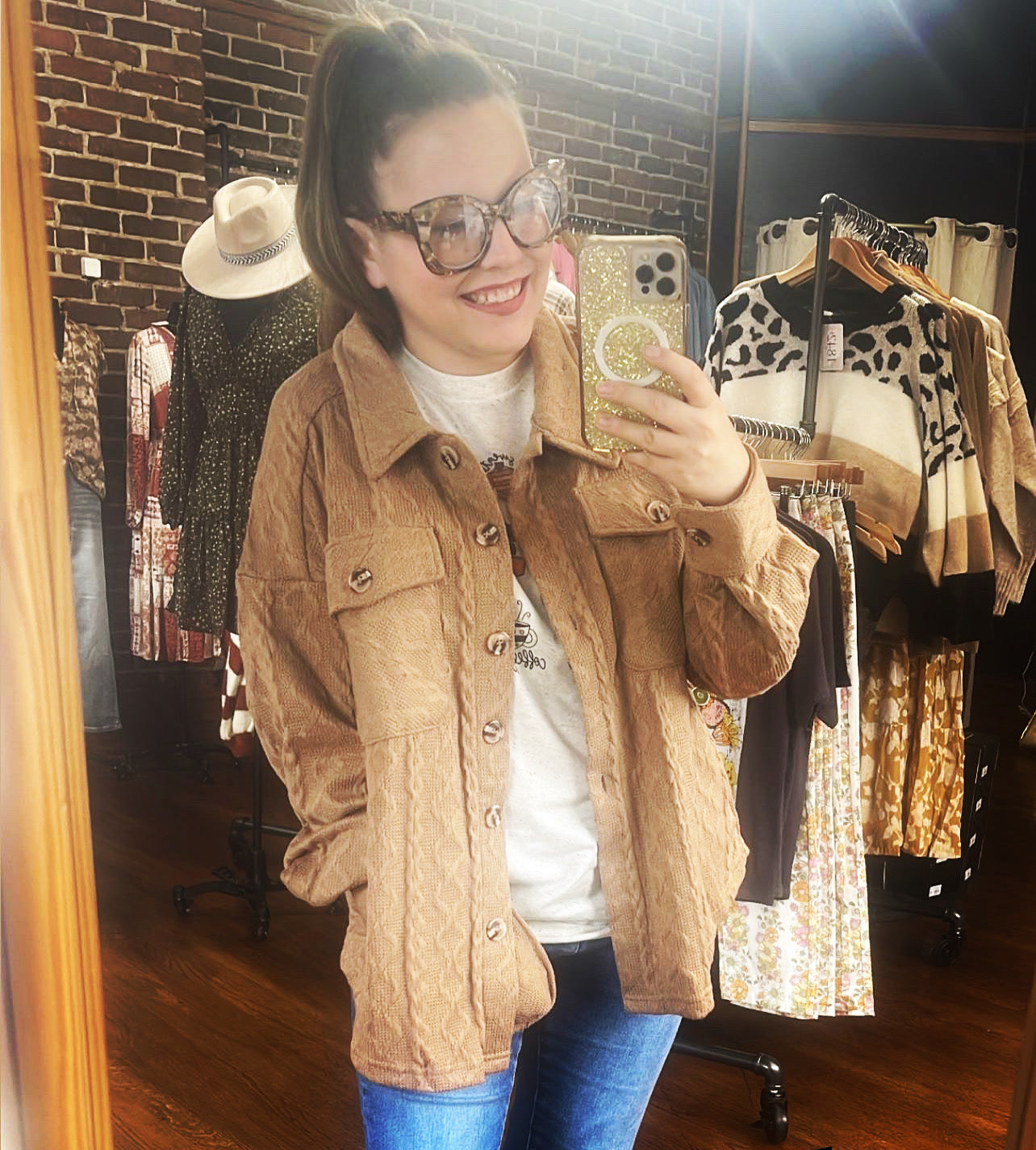 Mocha Rouge Shacket
