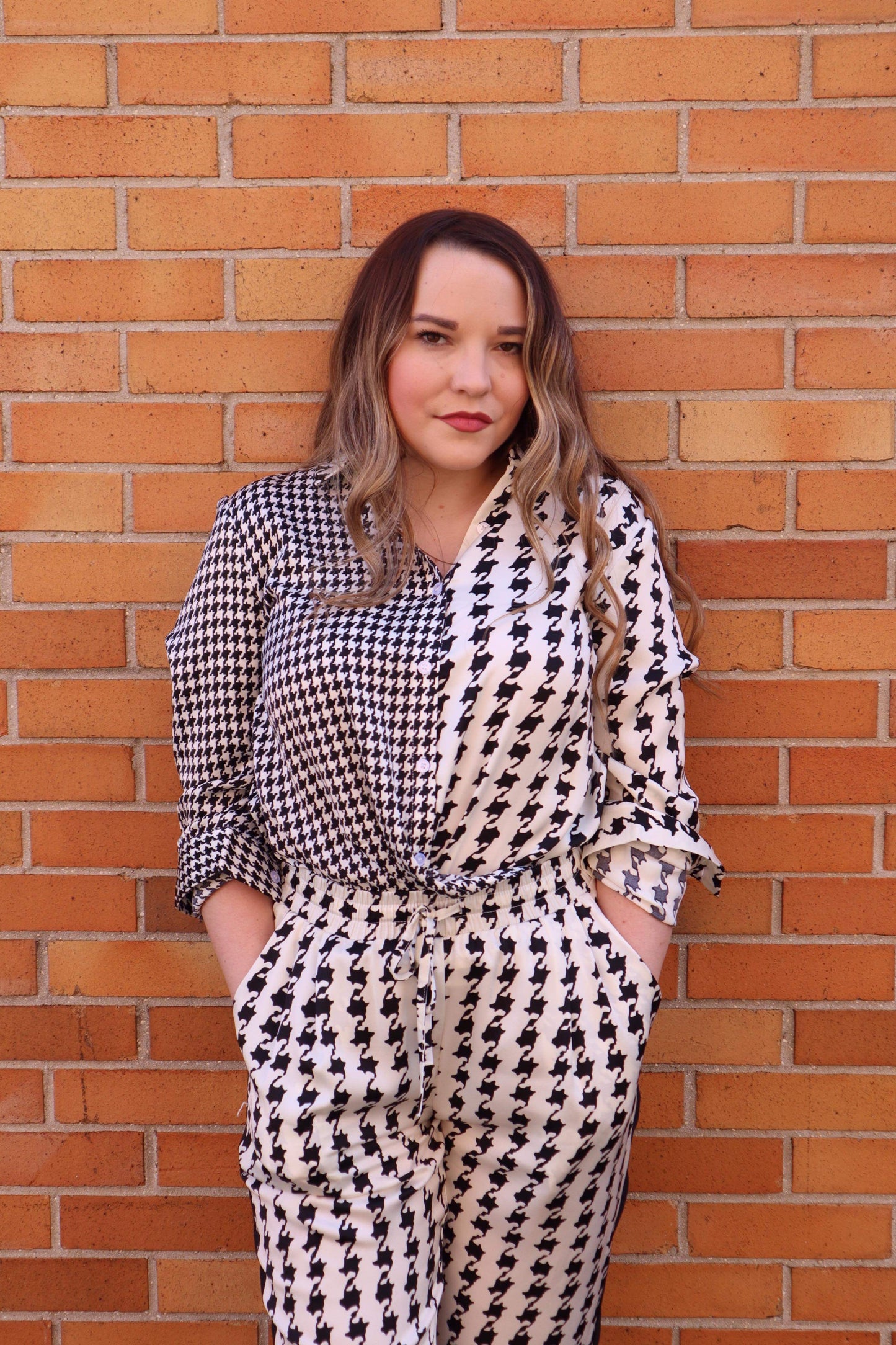 Houndstooth Dreams Blouse