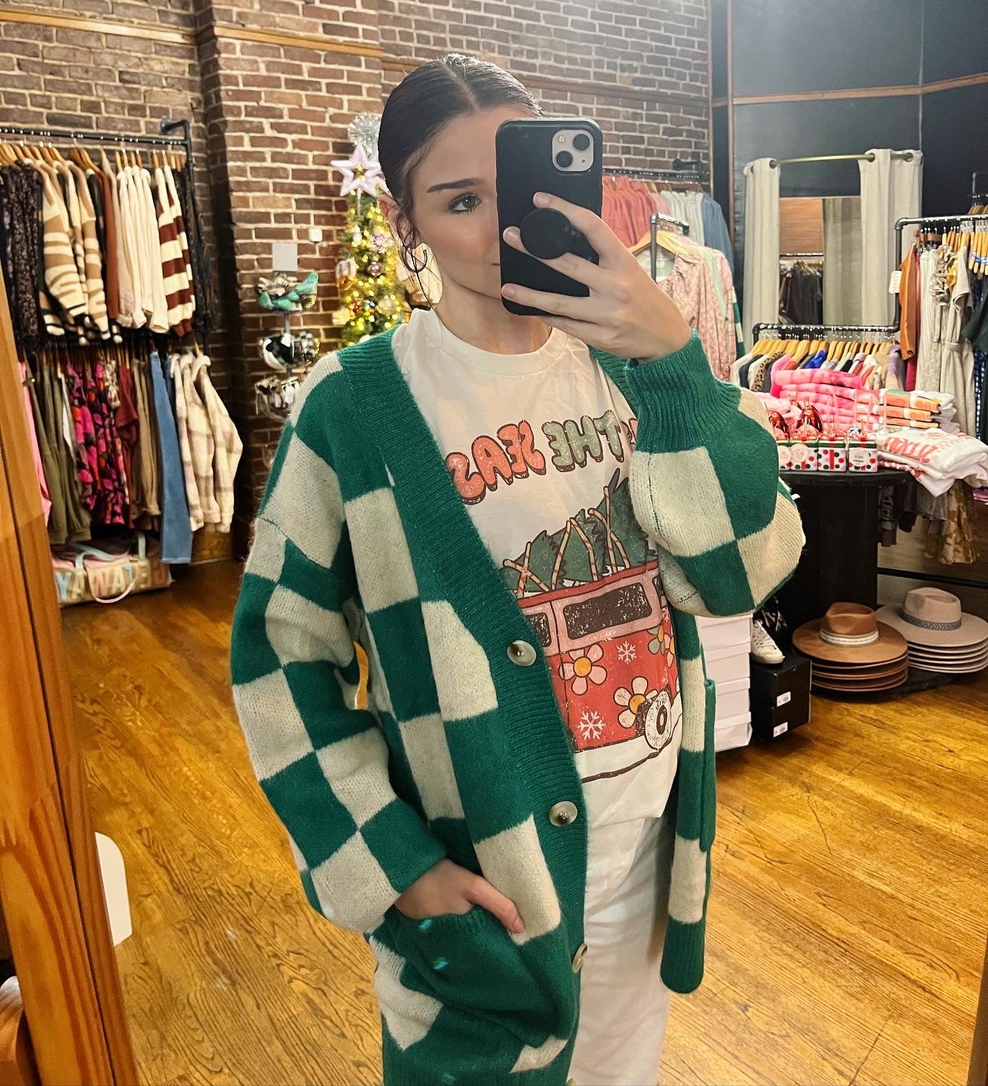 Rockin around the tree cardigan