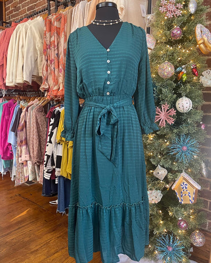 Evergreen Dreams Midi Dress