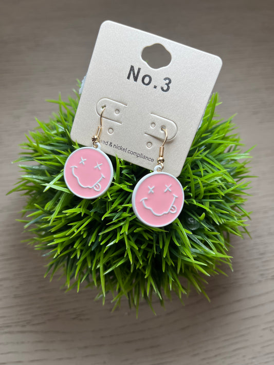 The Edgy Smiley Earrings