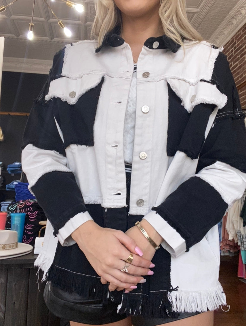 Beetlejuice Oversized Denim Jacket