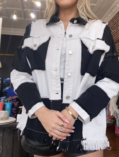 Beetlejuice Oversized Denim Jacket