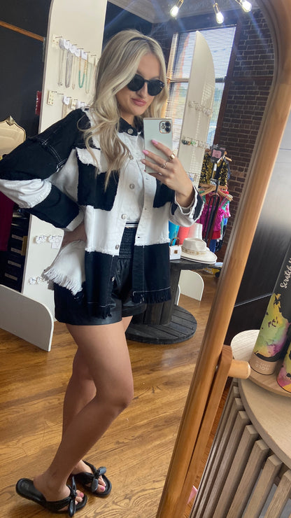 Beetlejuice Oversized Denim Jacket