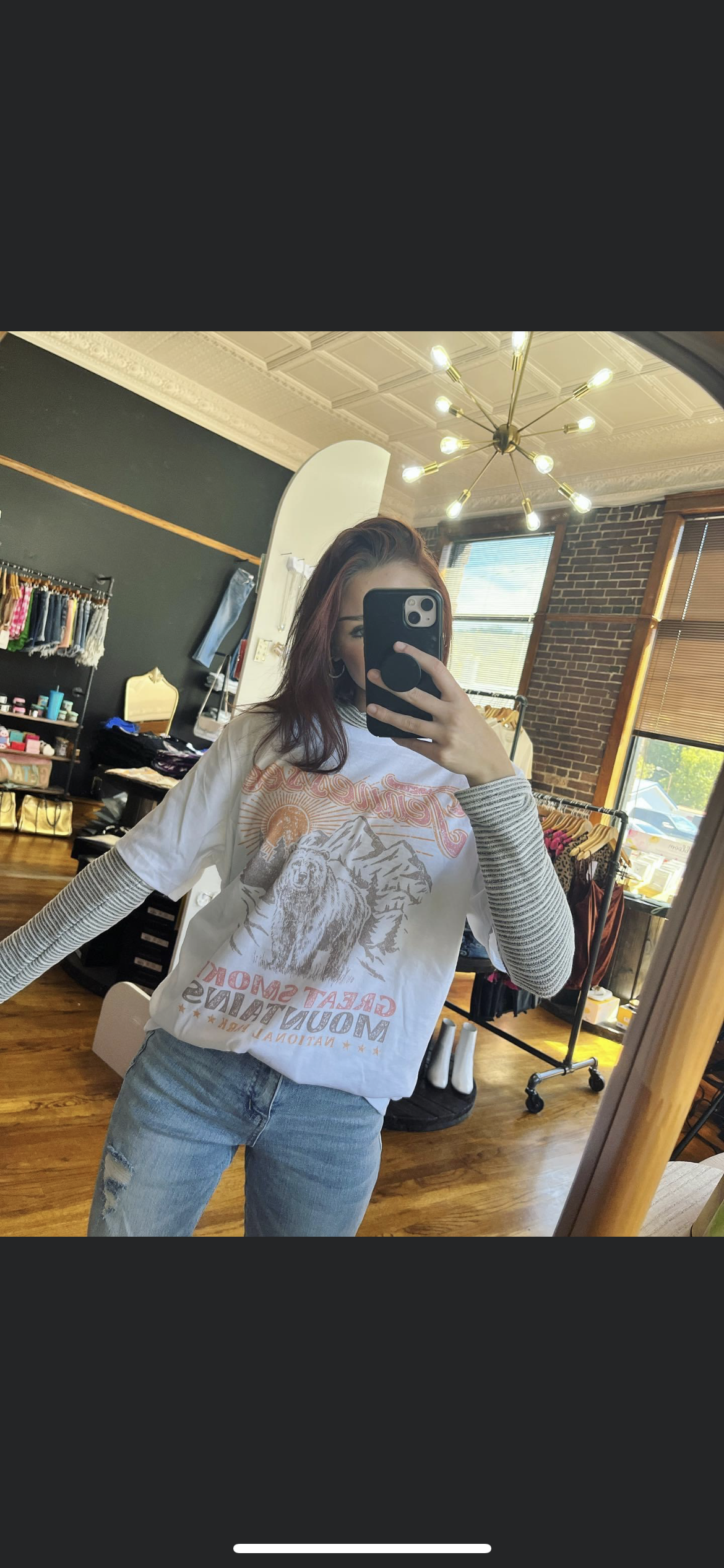 Great Smoky Mountains Oversized Tee