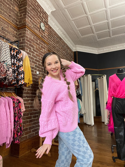 Pop The Bubblegum Sweater