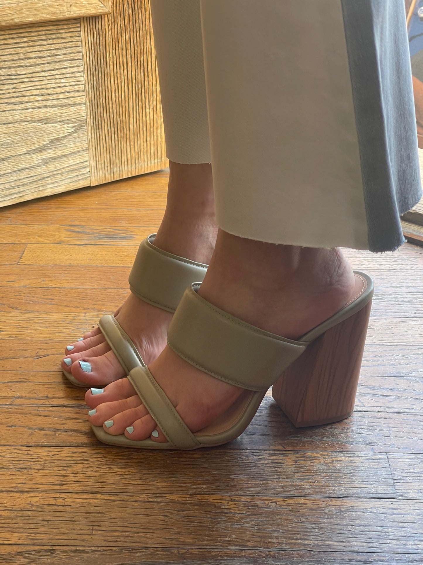 A Sweet Sage Moment Heels