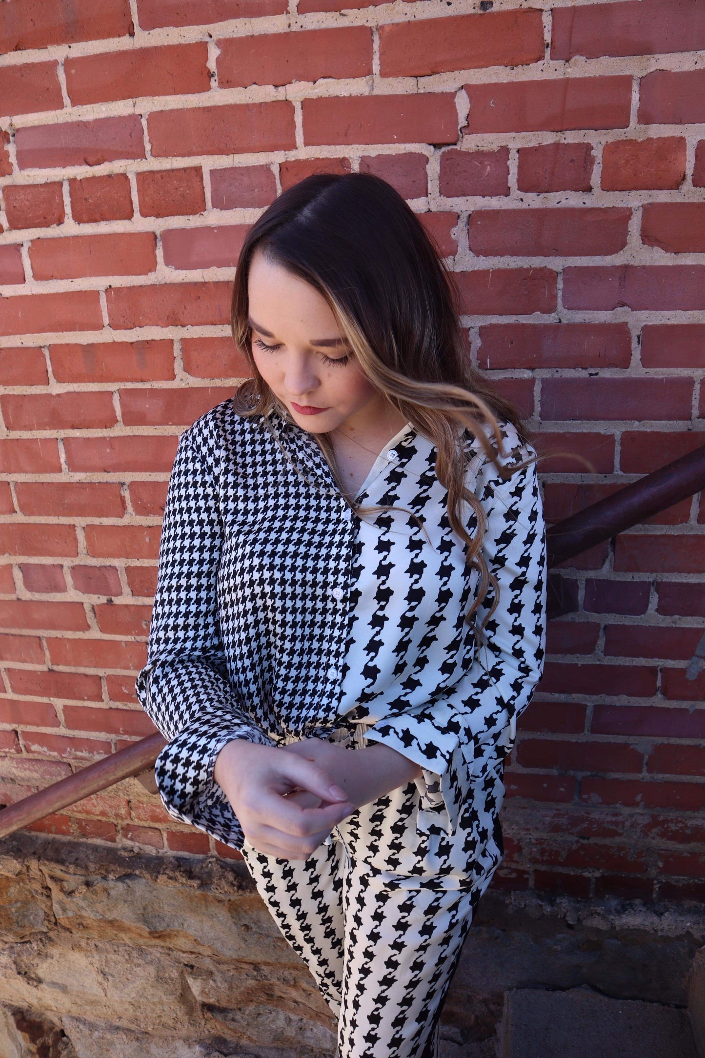 Houndstooth Dreams Blouse