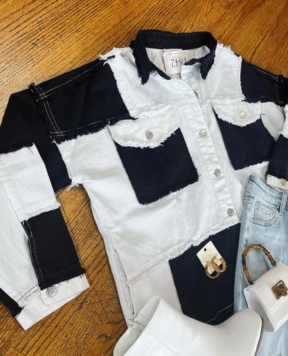 Beetlejuice Oversized Denim Jacket