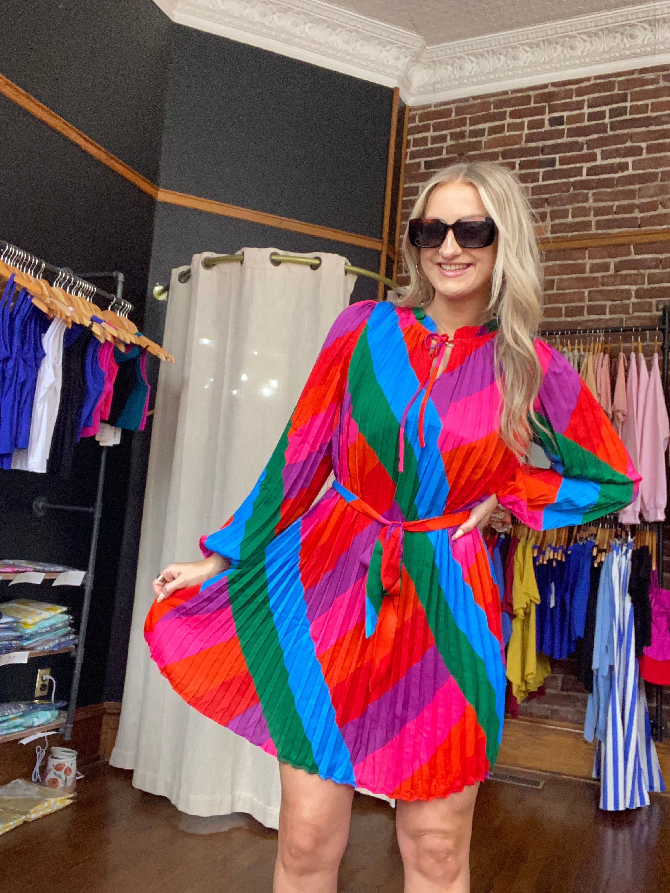 Color 1842 Dress of Many Colors – 1842 Boutique